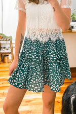 Print Drawstrig Skirts