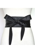 Bow Tied PU Belt