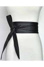 Bow Tied PU Belt