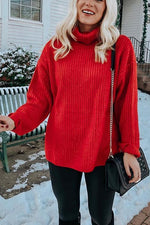 Cowl Neck Loose Sweater