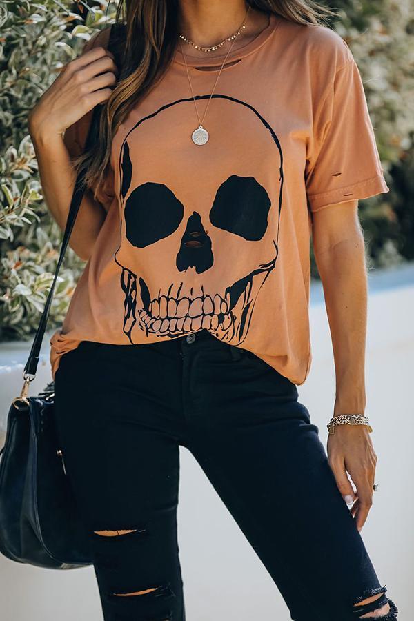 Skeleton In The Closet Distressed Tee