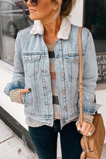 LAMB Button Denim Coat