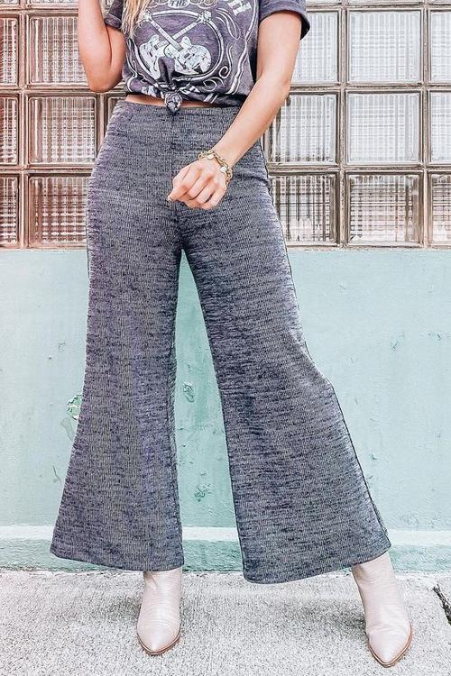 Mid Waist Flares Pants