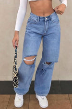 Broken Hole Loose Jeans