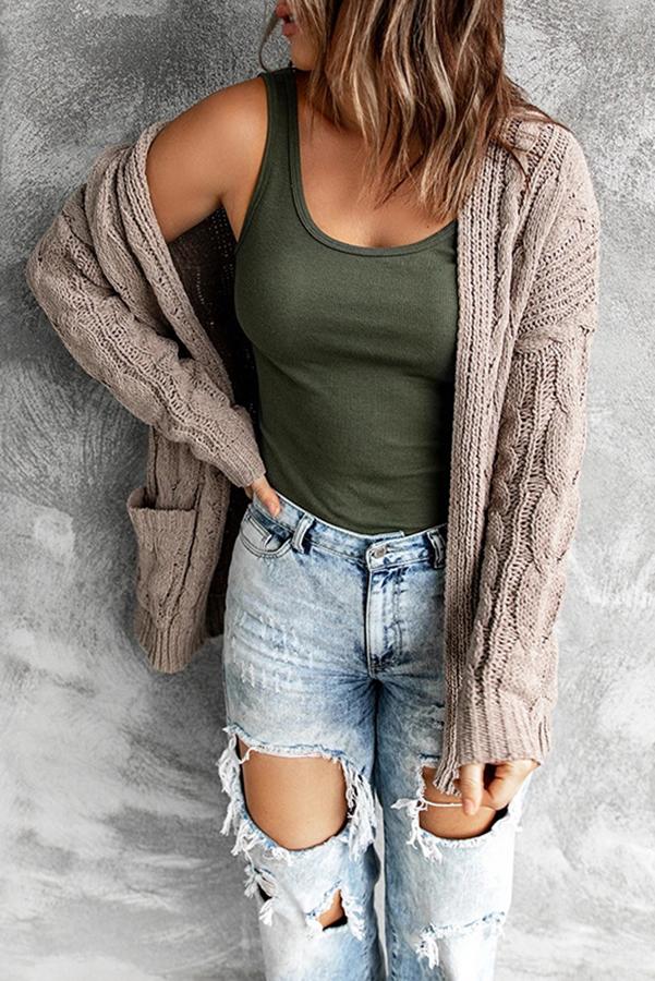 Chic Journey Pocketed Cardigan