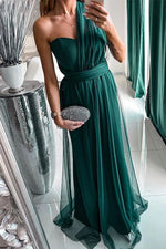 Your Fantasy One Shoulder Party Maxi Dress