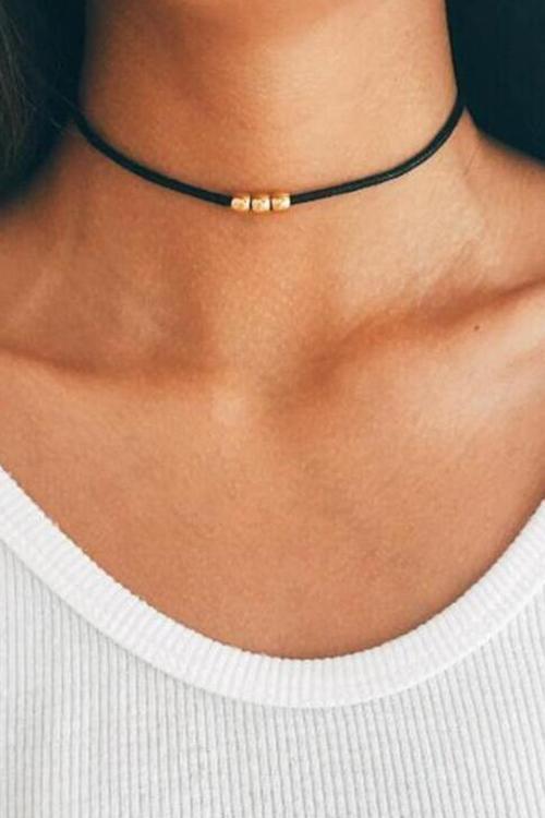 Metal Choker Necklace