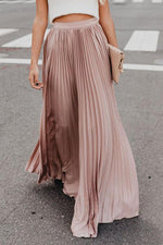 Pleated Maxi Skirts