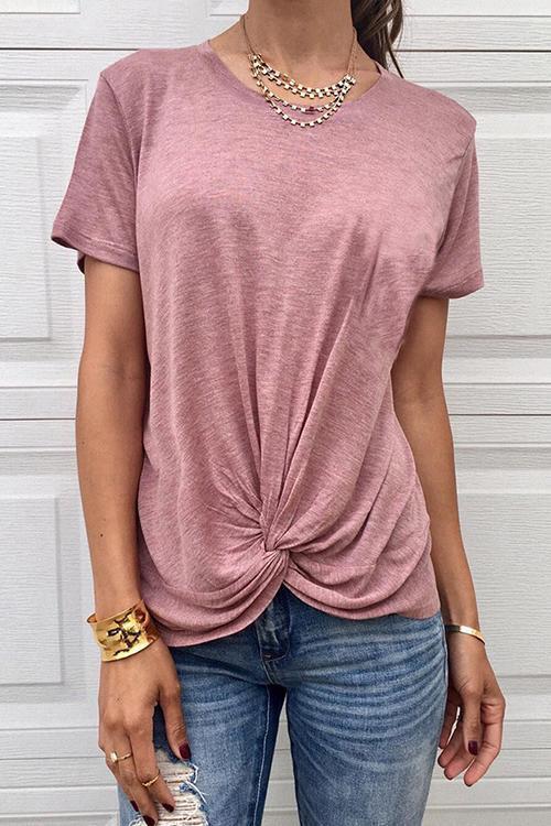 Knot Short Sleeve T Shirt