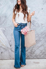 Belted Loose High Waist Jeans