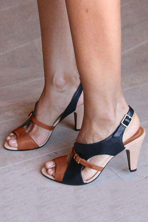 High Heel Open Toe Elegant Sandals