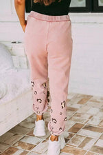 Leopard Drawstring Jogger