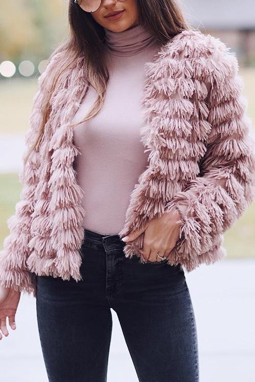 Faux Fur Layer Jackets