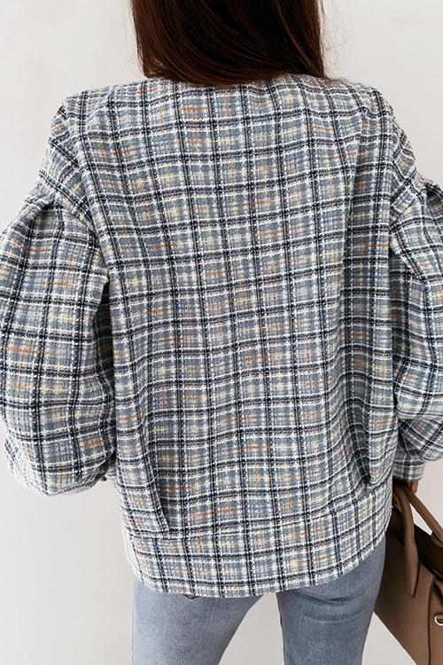 Pearl Button Plaid Jackets