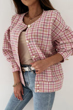 Pearl Button Plaid Jackets