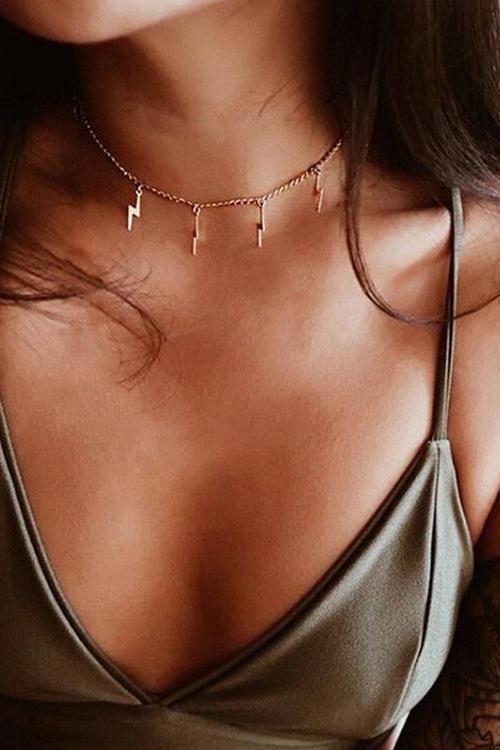 Lightning Tassels Necklace