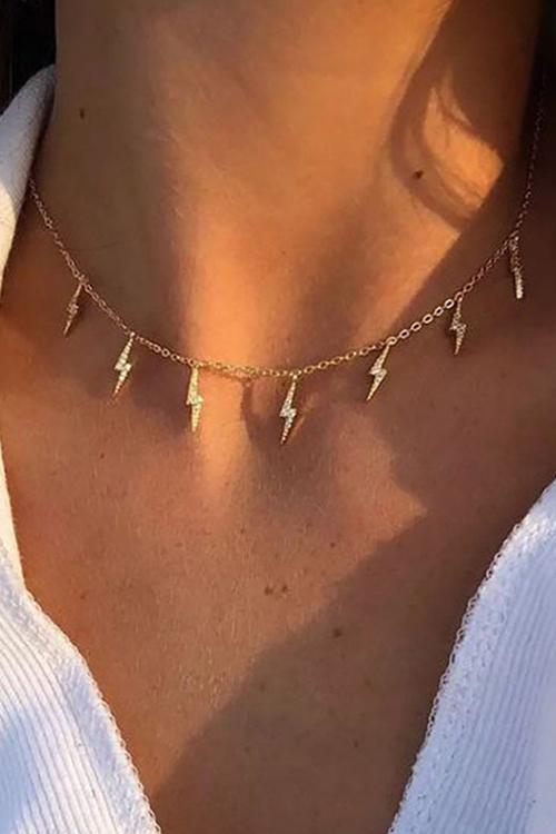 Lightning Tassels Necklace