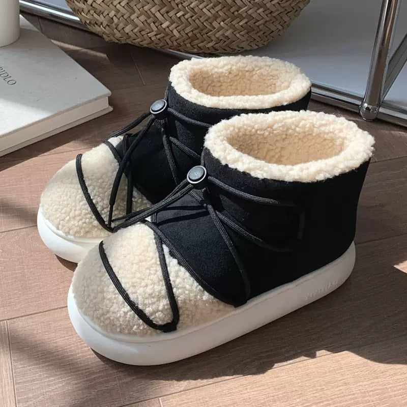 Casual Warm Non-Slip High Top Winter Shoes