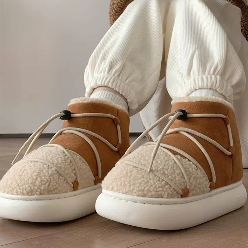 Casual Warm Non-Slip High Top Winter Shoes