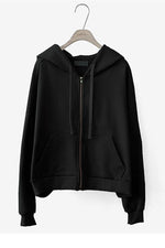 Pockets Loose Hoodie Coat