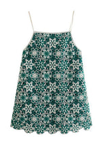 Crochet Slip Mini Dress
