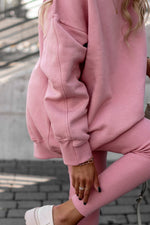 Classic Crew Oversized Sweatshirt Tracksuits