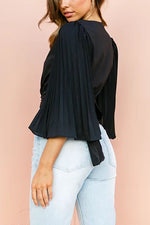 Dance All Night Kimono Sleeve Wrap Top