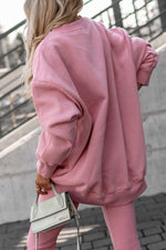 Classic Crew Oversized Sweatshirt Tracksuits