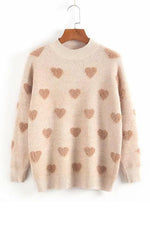 Heart O Neck Loose Sweater