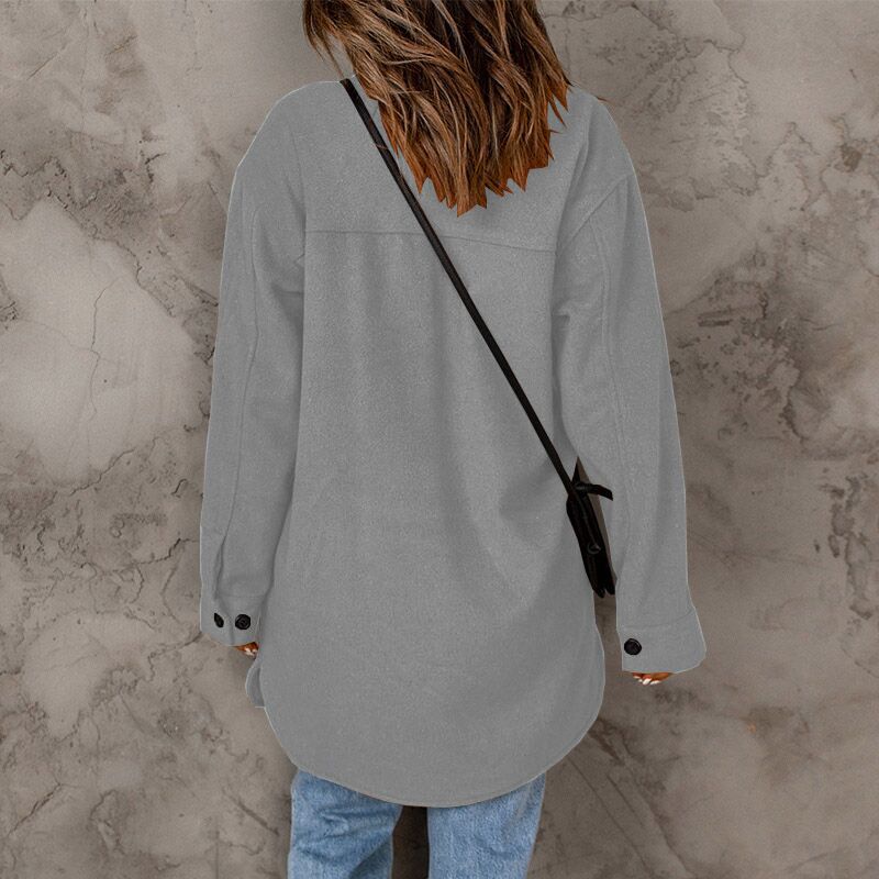 Casual Long Sleeve Button Down Shirt Top