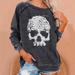 Graphic Printed Crew Neck Sweatshirt