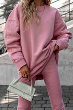 Classic Crew Oversized Sweatshirt Tracksuits