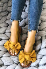 Casual Bow Thong Flat Sandals