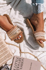 Boho Tassels Flat Slipper