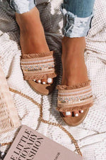 Boho Tassels Flat Slipper