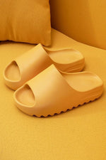 Open Toe Chunky Footbed Slippers