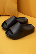 Open Toe Chunky Footbed Slippers