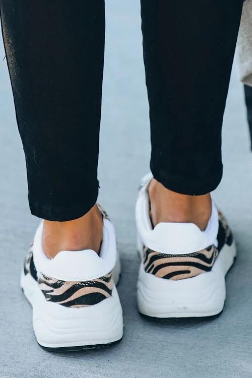 Animal Print Platform Sneaker