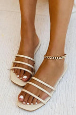 Minimalist Strappy Slide Sandals