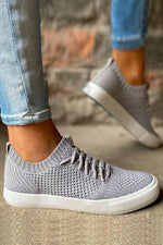 Knit Elastic Band Sneakers