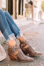 Buckle Lovers Ankle Boots