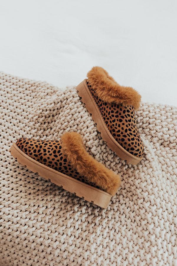 Fuzzy Faux Suede Slipper