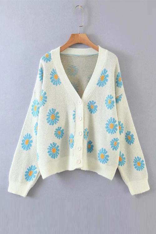 Happy Flower Cardigan