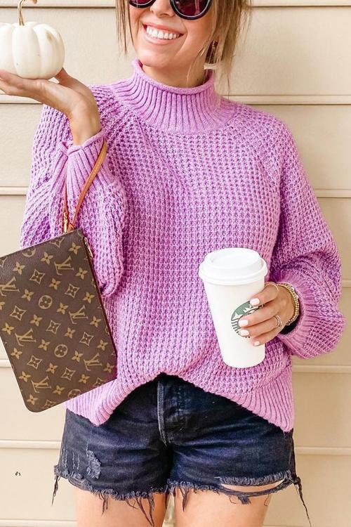 High Collar Sweater