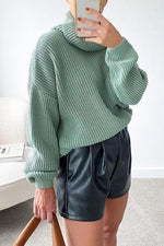 Cowl Neck Loose Sweater