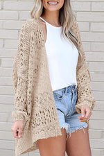 Crochet Knit Loose Cardigan