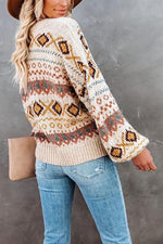 Boho Horn Button Cardigan