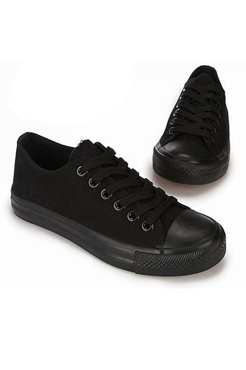 Classical Lace Up Canvas Sneakers