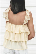 Layer Ruffles Slip Top