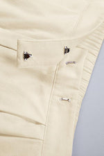 Linen Button Pockets Bat Jackets Pants Set